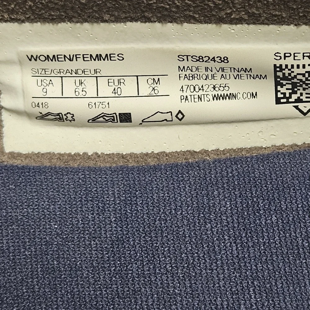 SPERRY Top-Sider Oasis Canal Women's Boat Shoes - Gray Leather - Size 9